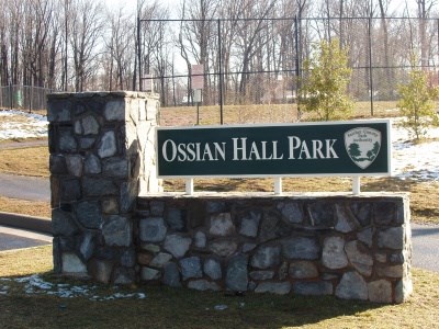 Ossian Hall Park is located at the intersection of Heritage Drive and Four Year Run just behind Annandale High School.